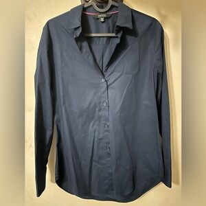 Isak Mizrahi top, navy